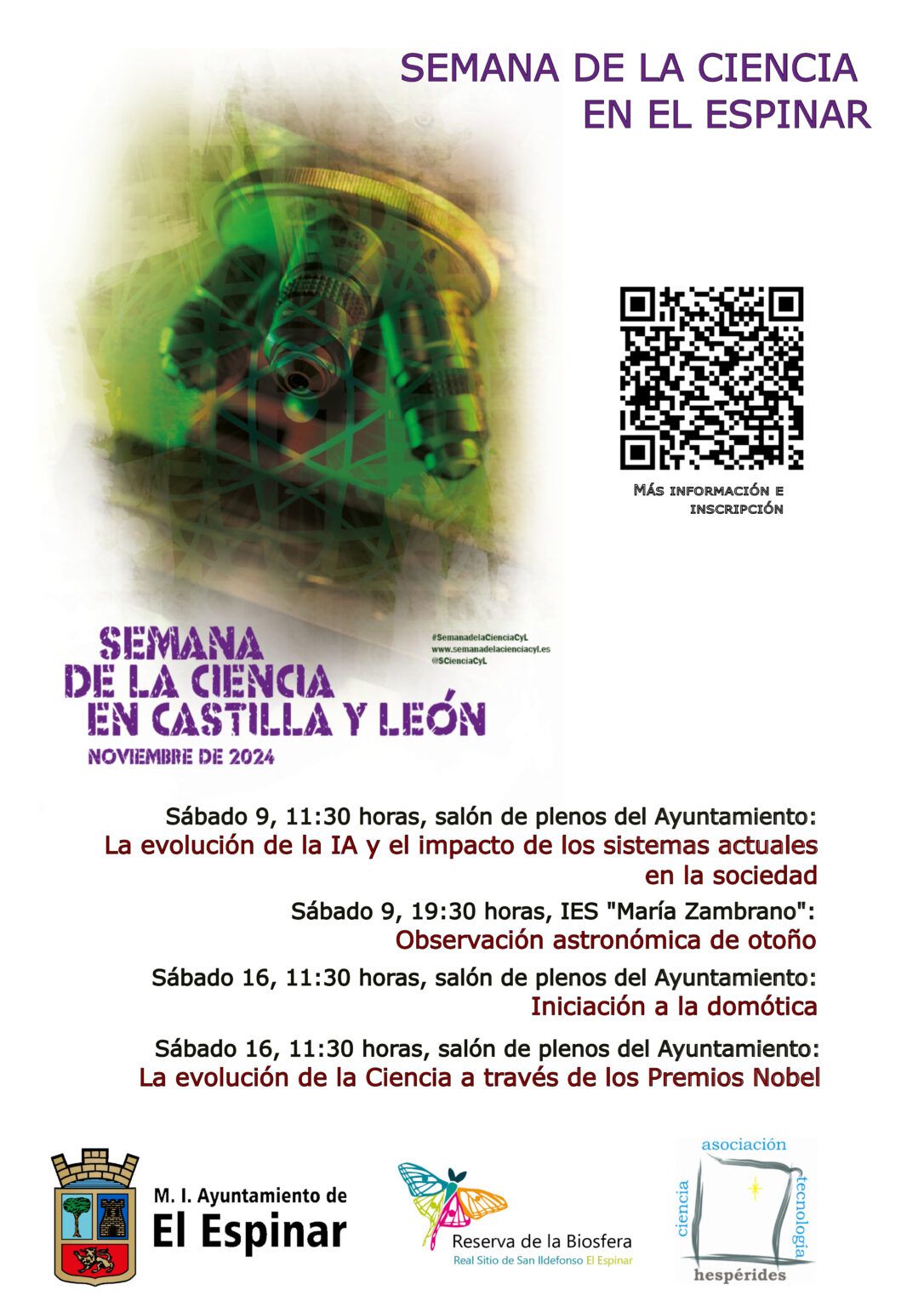 SEMANA DE LA CIENCIA 2024 - El Espinar